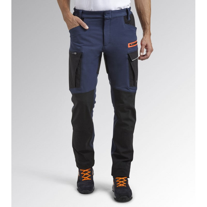 DIADORA PANT HYBRID CARGO BLACK/BLUE Работен панталон