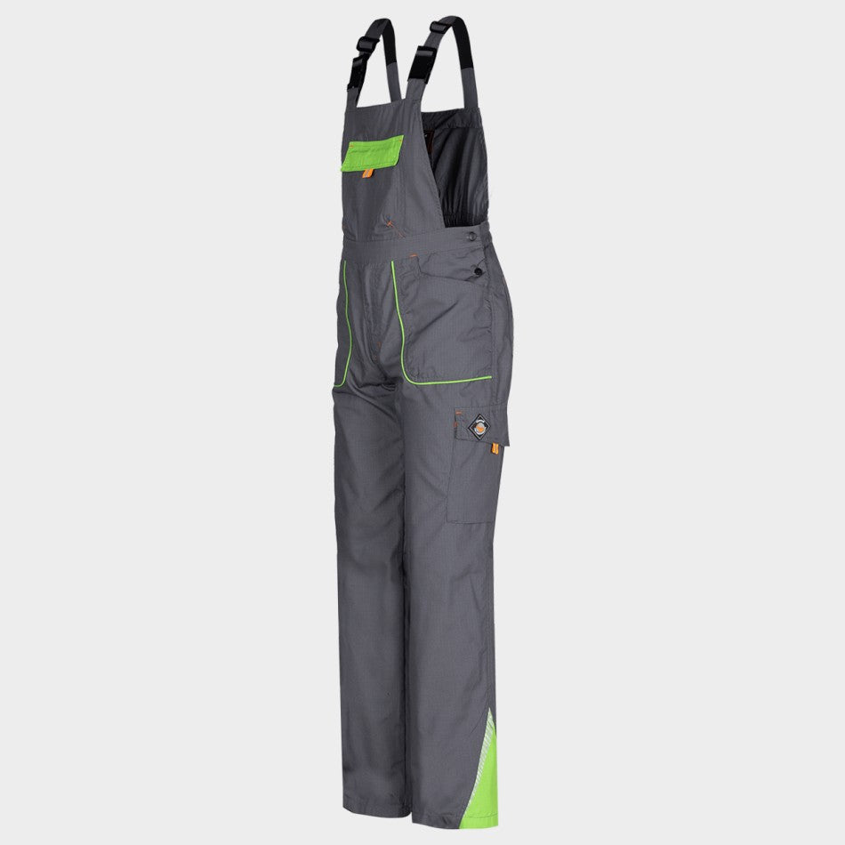 PRISMA SUMMER GREY/GREEN Работен полугащеризон