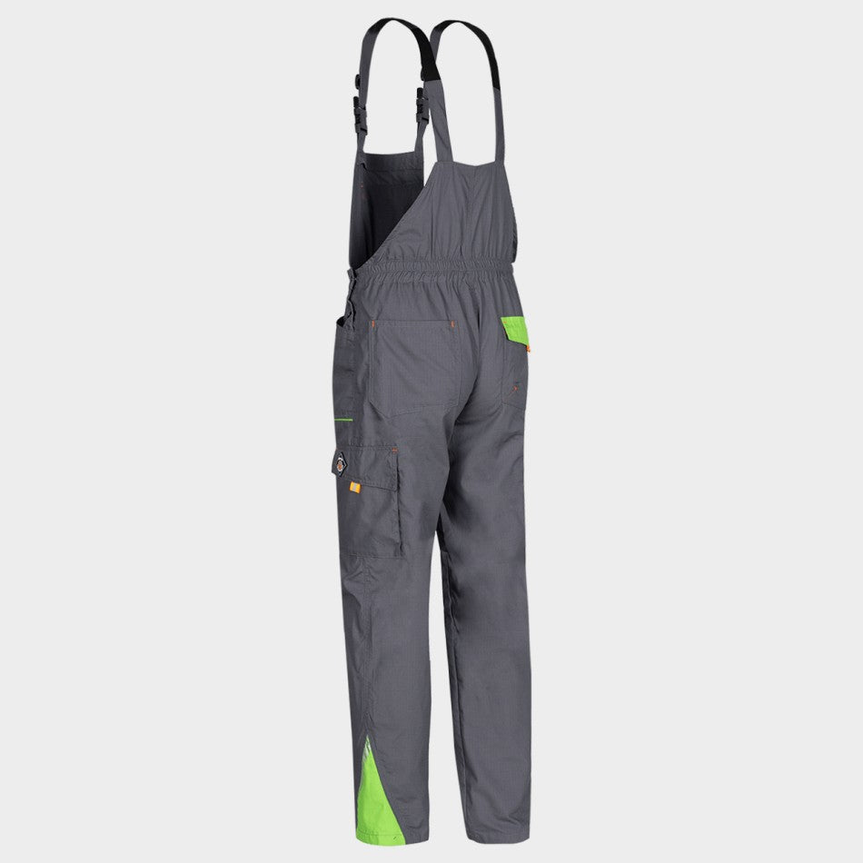 PRISMA SUMMER GREY/GREEN Работен полугащеризон