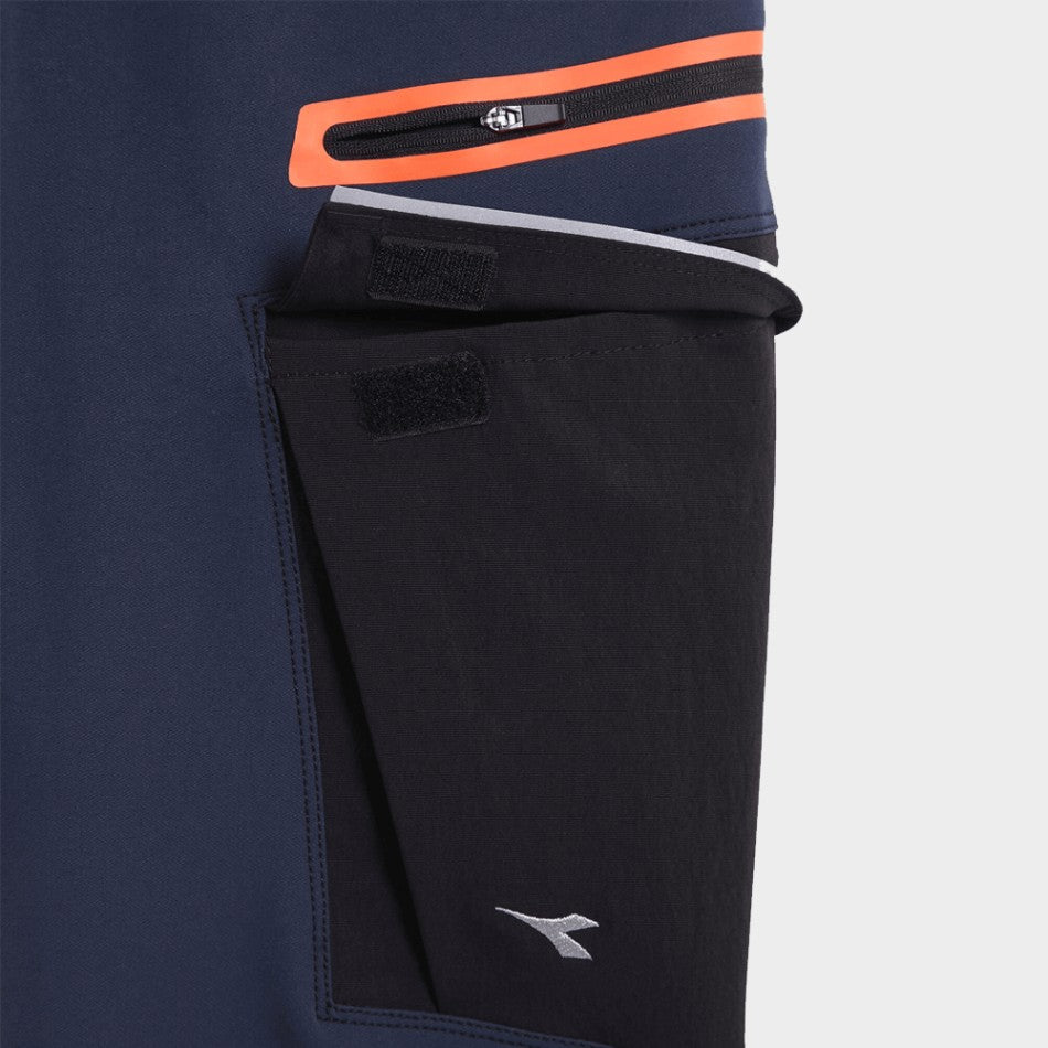 DIADORA PANT HYBRID CARGO BLACK/BLUE Работен панталон