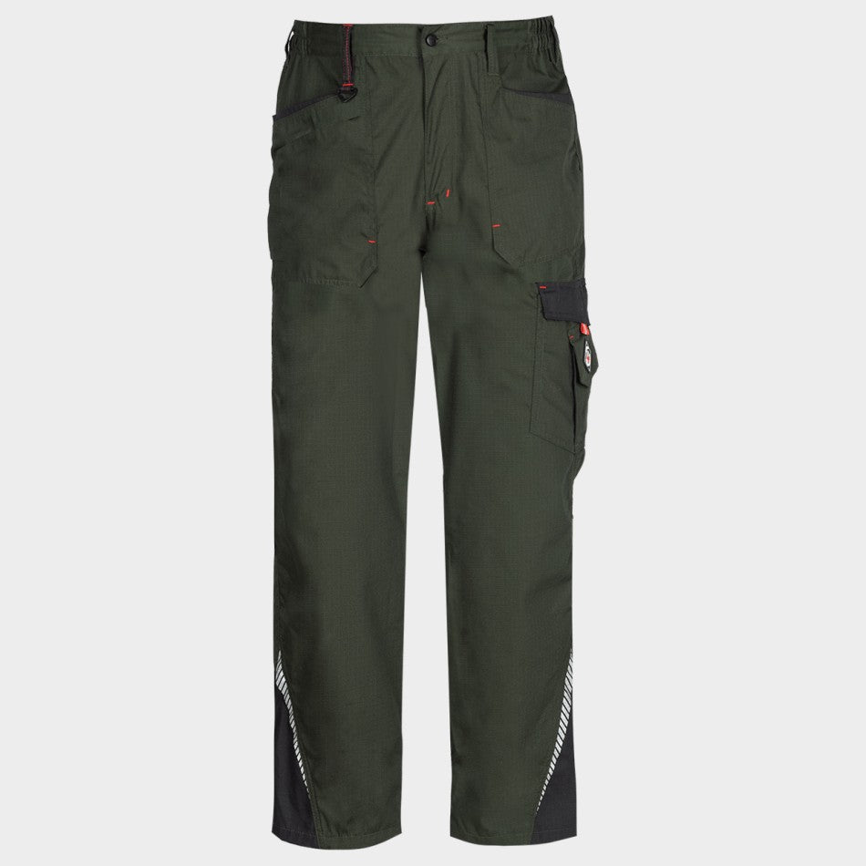 PRISMA SUMMER OLIVE/BLACK Работен панталон