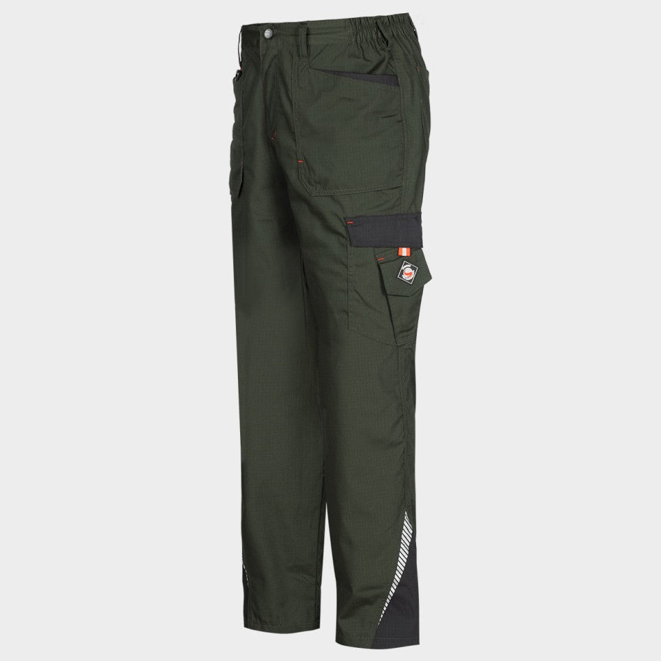 PRISMA SUMMER OLIVE/BLACK Работен панталон