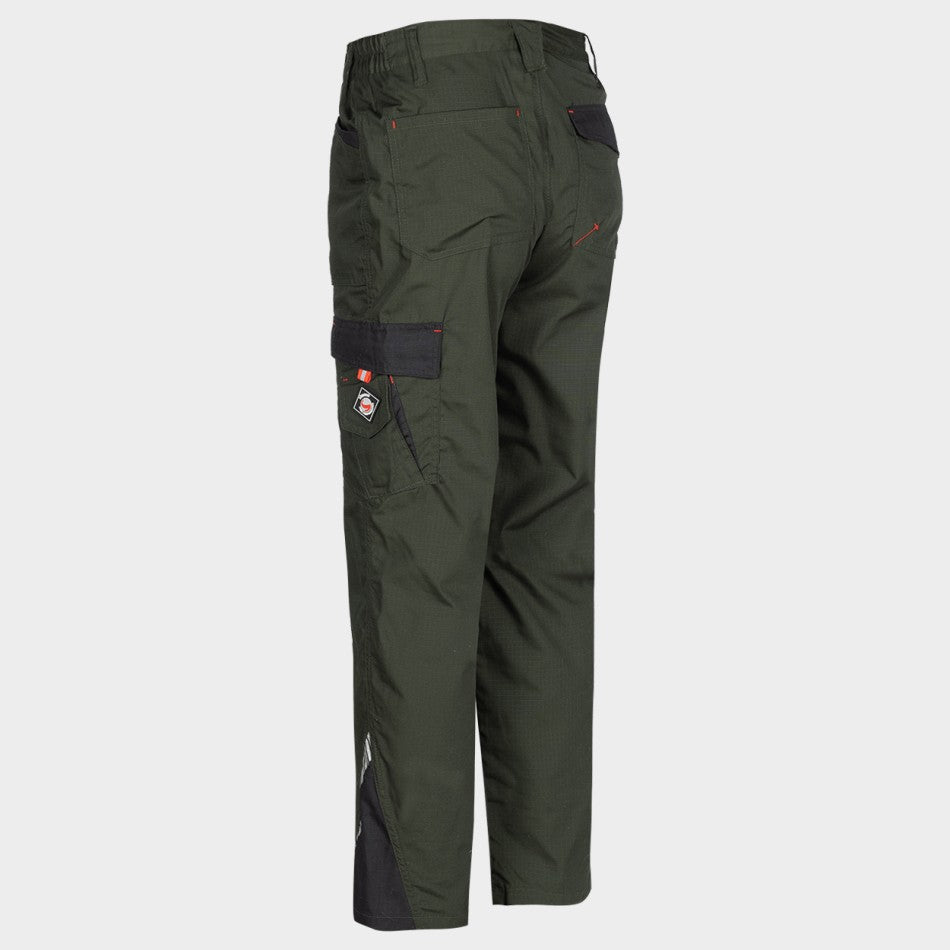 PRISMA SUMMER OLIVE/BLACK Работен панталон