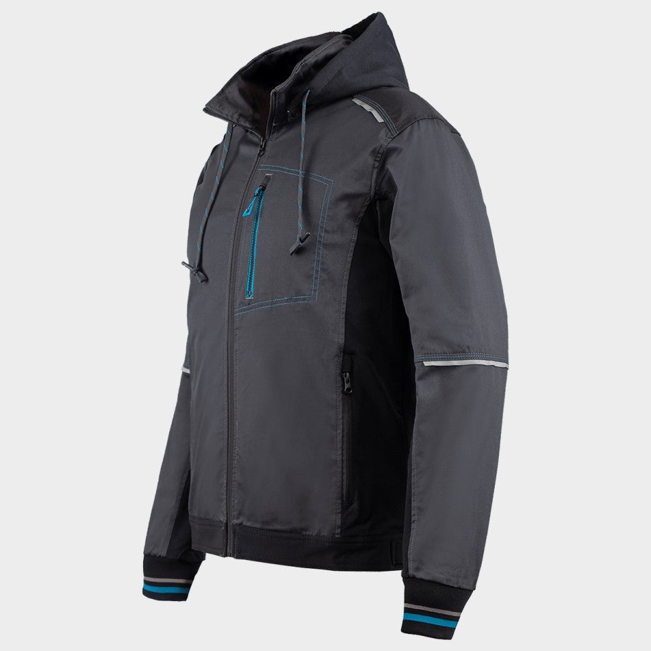 REVOLT 4STRETCH GREY/BLACK/PETROL Работно яке