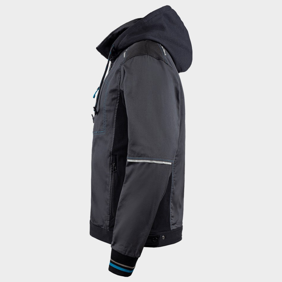 REVOLT 4STRETCH GREY/BLACK/PETROL Работно яке