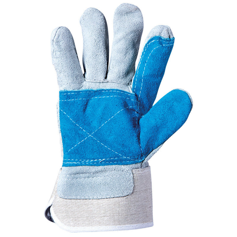 Leather and fabric gloves MAGPIE