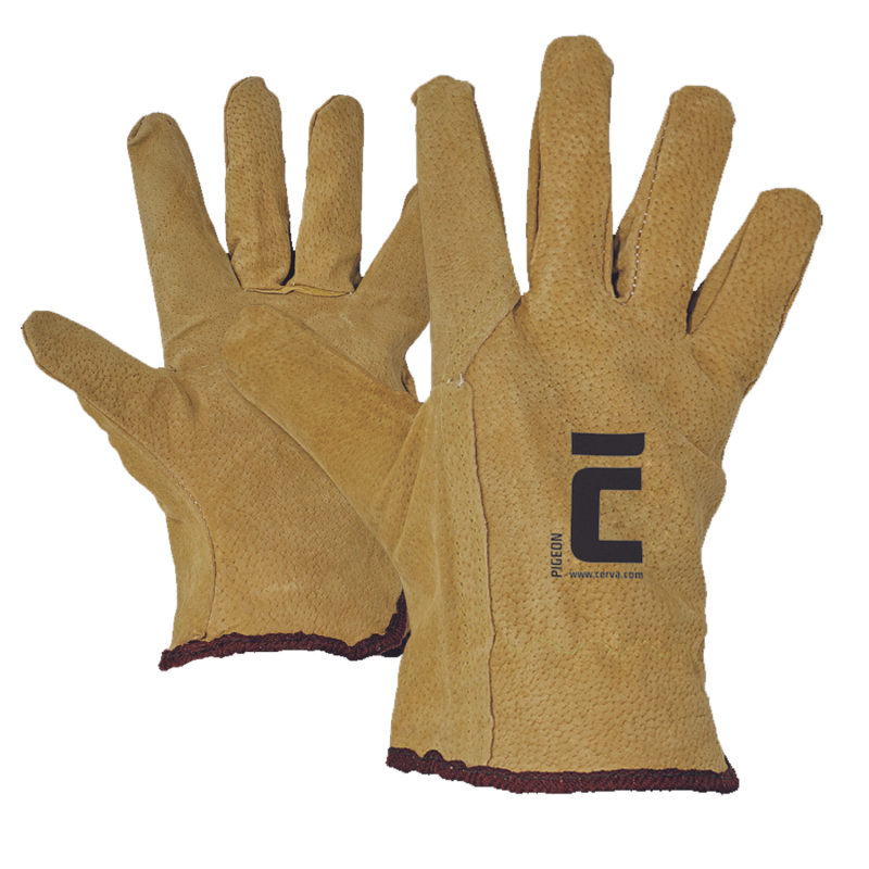 PIGEON leather gloves