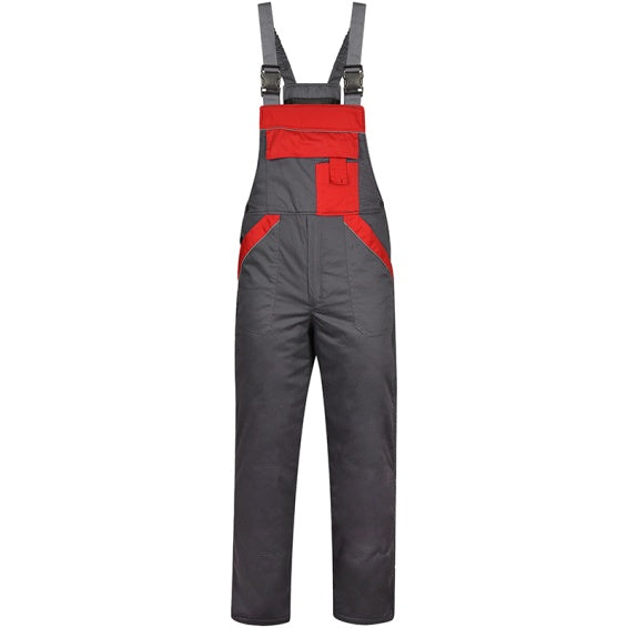 Winter overalls ZEUS BIBPANTS RED