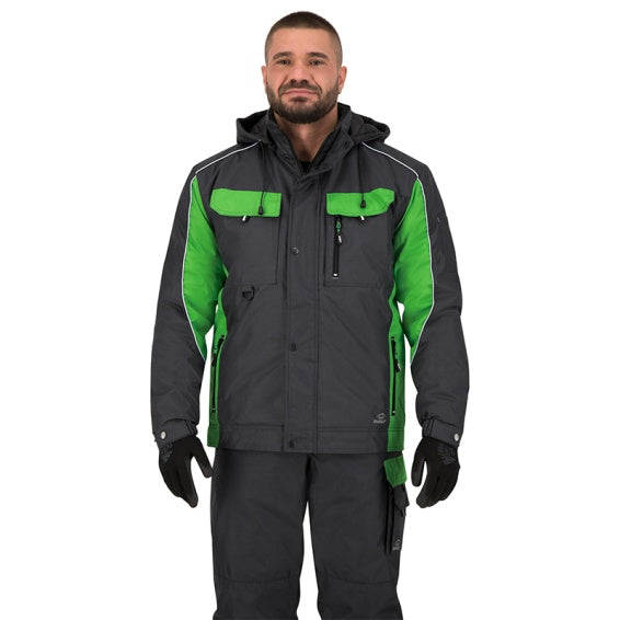 Winter work jacket BRAVER Jacket GREEN