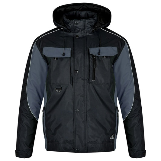 Winter work jacket BRAVER Jacket BLACK