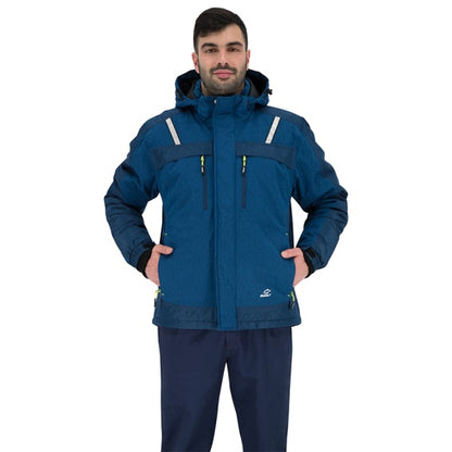 Winter work jacket OLYMPIA BLUE