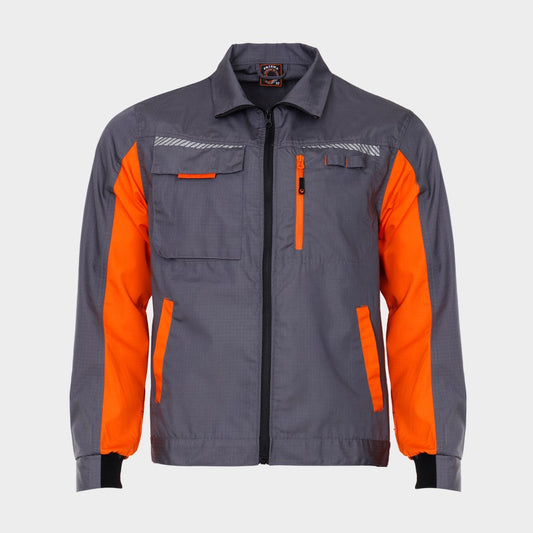 PRISMA SUMMER GRAY/ORANGE Work jacket