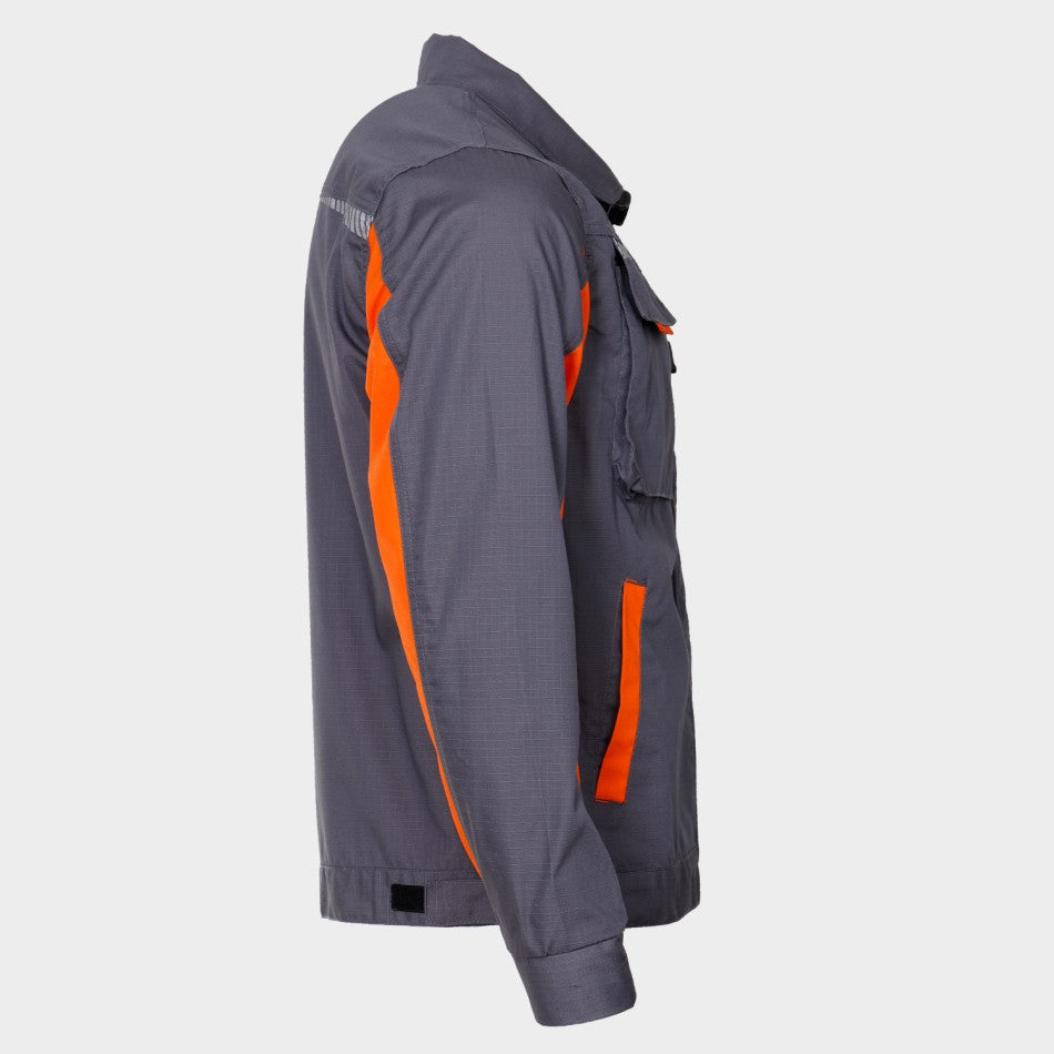 PRISMA SUMMER GRAY/ORANGE Work jacket