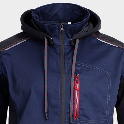 REVOLT 4STRETCH NAVY BLUE/BLACK/RED Работно яке