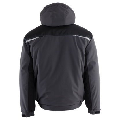 Work jacket REVOLT SOFTSHELL WINTER GRAY/BLACK