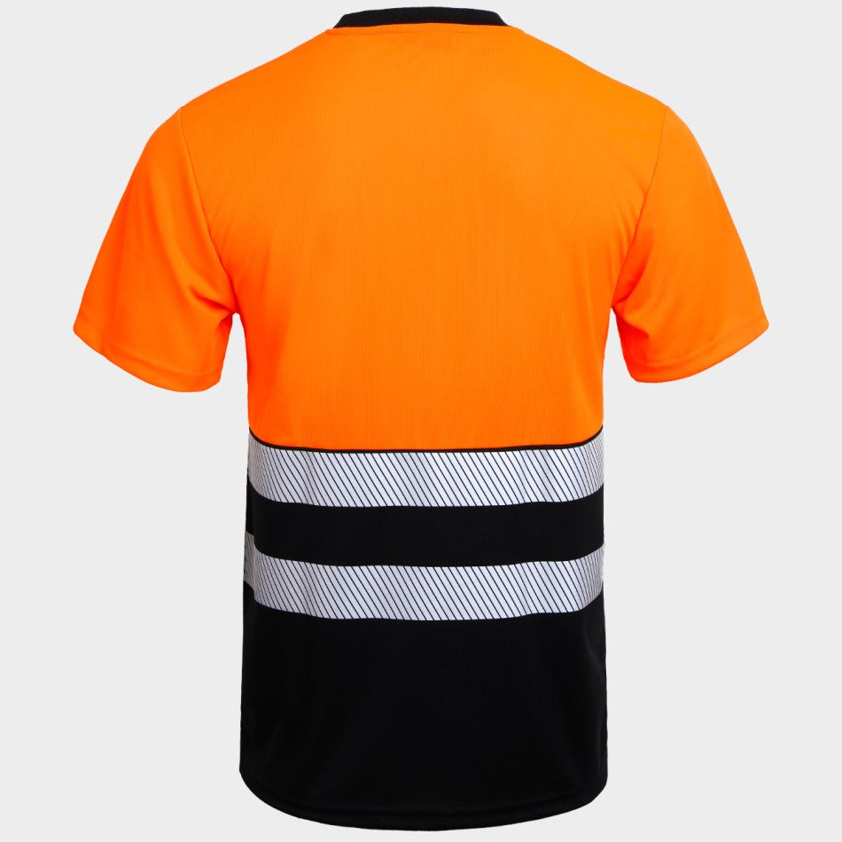 PRISMA HV ORANGE/BLACK Сигнална тениска