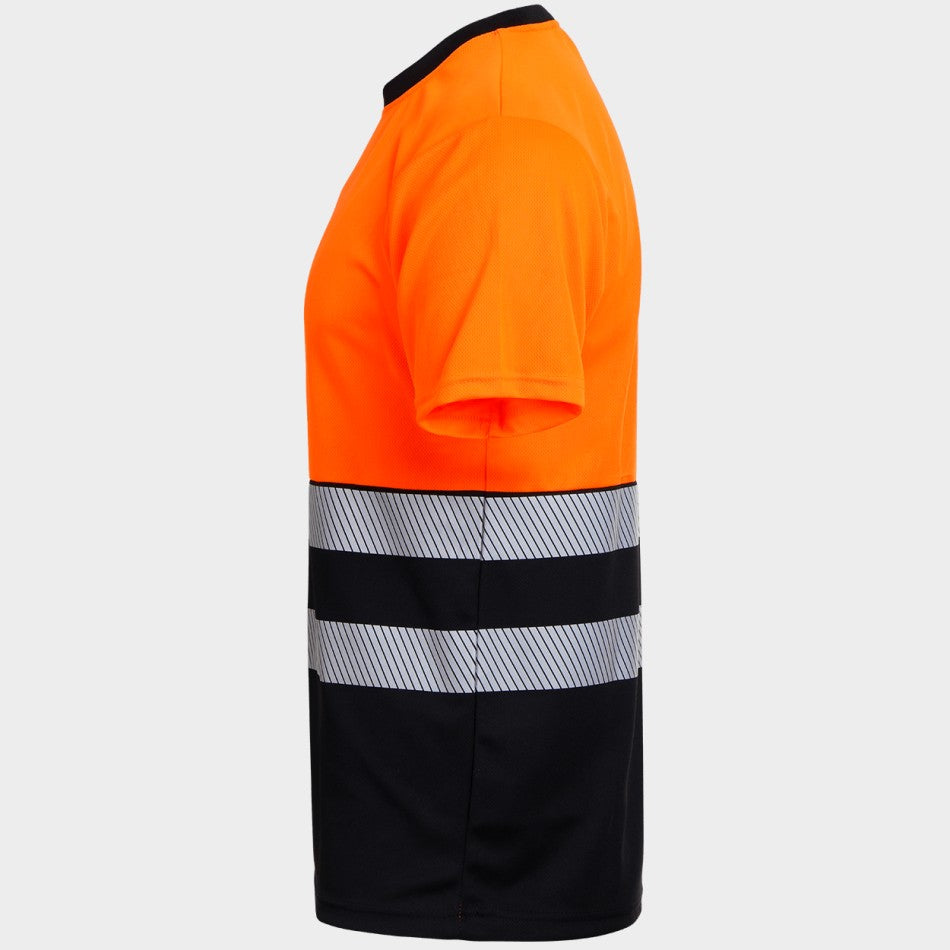 PRISMA HV ORANGE/BLACK Сигнална тениска