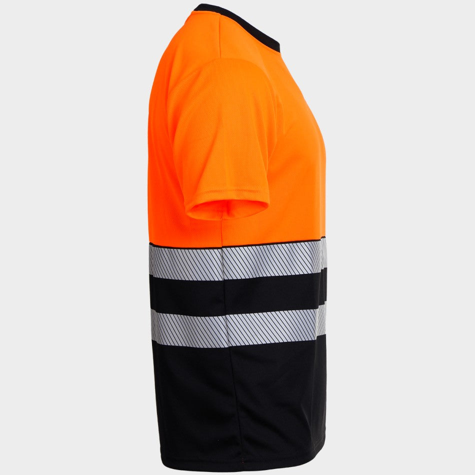 PRISMA HV ORANGE/BLACK Сигнална тениска