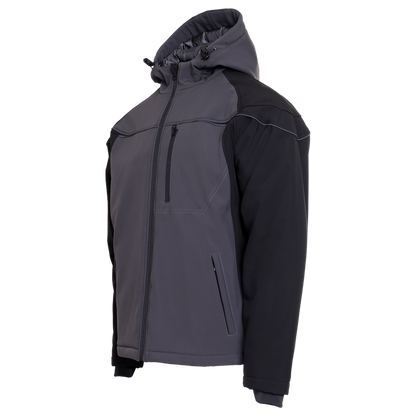 Softshell jacket PRISMA SOFTSHELL WINTER DARK GRAY/BLACK Colors