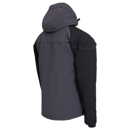 Softshell jacket PRISMA SOFTSHELL WINTER DARK GRAY/BLACK Colors