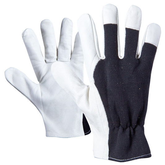 ZUMA leather and fabric gloves